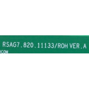 T-CON PARA TV HISENSE / NUMERO DE PARTE 315734 / RSAG7.820.11133/ROH VER.A / 316951 / PANEL HD425Y1U52-T0L/GM/CKD3A/ROH / DISPLAY T430QVN03.M / MODELO 43A65H	